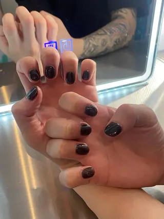 ネイル ♱˖⁺ 𝒎𝒐𝒑𝒊 ⁺のネイルデザイン