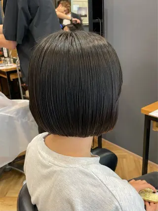 ショート 鎌取/透明感カラー /ボブ/顔まわりのヘアスタイル