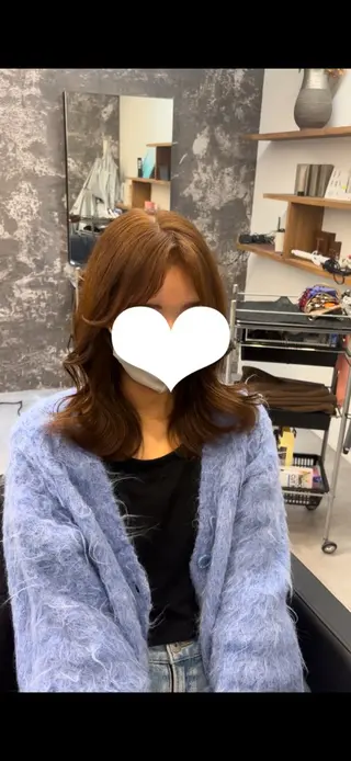 ミディアム レイヤー/韓国ヘア /LILICAのヘアスタイル