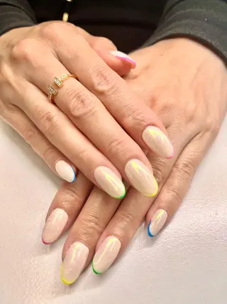 セミロング ネイル RIONnail(リオンネイル)所属・RIONnail Yurikaのネイルデザイン