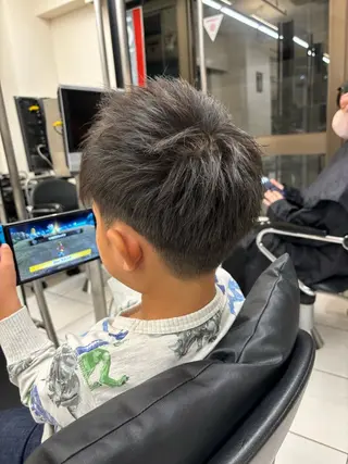 メンズ キッズ 大山 真衣のヘアスタイル