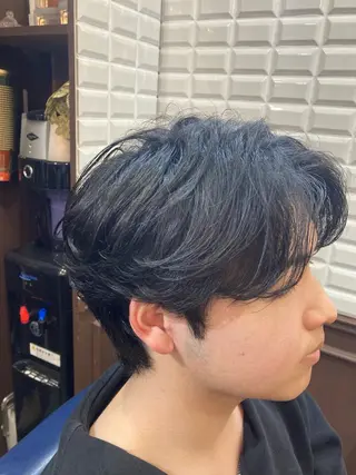 ショート メンズ ルピナス中田店長 山口大地のヘアスタイル
