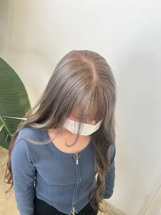 ロング カラー カラー特化/ブリーチ 梅田中崎町/あかりのヘアスタイル