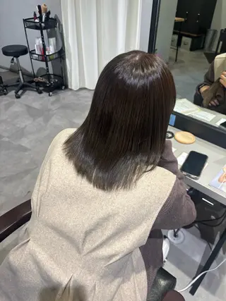 ミディアム 長尾ゆりの/ボブ/ ベージュ/ハイトーンのヘアスタイル