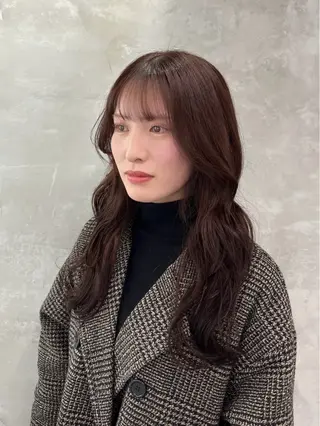 ロング カラー yuuna ✮ レイヤーカットのヘアスタイル