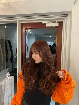 ロング 室屋 鈴音のヘアスタイル