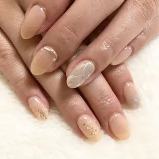 ネイル She nail studio 原宿所属・パラジェル有/ スカルプ/mahoのネイルデザイン