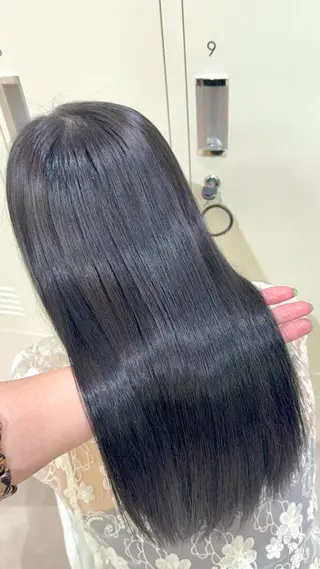 セミロング カラー レイヤー✂️ ハイトーン💖モテ髪のヘアスタイル