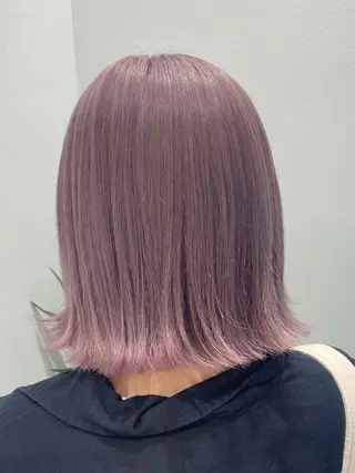 ミディアム まつパ/ケア ブリーチ/sEnAのヘアスタイル