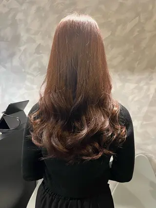 セミロング 濱川響太レディース カットモデルのヘアスタイル