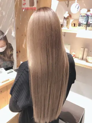 ロング 髪質改善韓国レイヤー カット内田智大のヘアスタイル