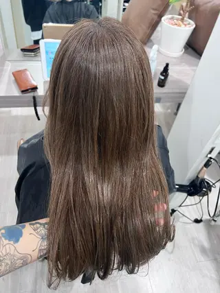 セミロング カラー 垢抜けのプロ🪄 honoのヘアスタイル