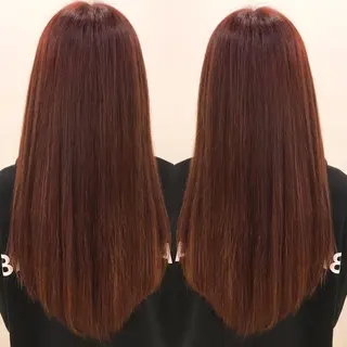 ロング れん/ハイトーン /エクステ/韓国風のヘアスタイル