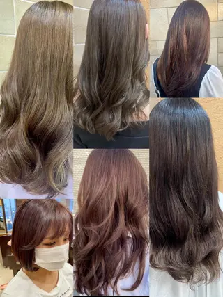 ロング カラー 透明感カラー✨艶髪 制作🌱山根あゆみのヘアスタイル