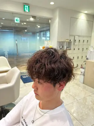 ショート パーマ 波巻パーマ/毛流れ パーマ☘️りゅうせいのヘアスタイル