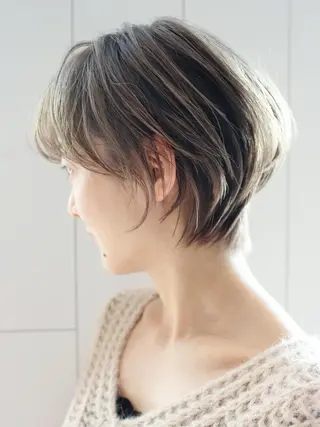 ショート カラー パーマ ヘアアレンジ ITbyALBUM 浦和店のヘアスタイル