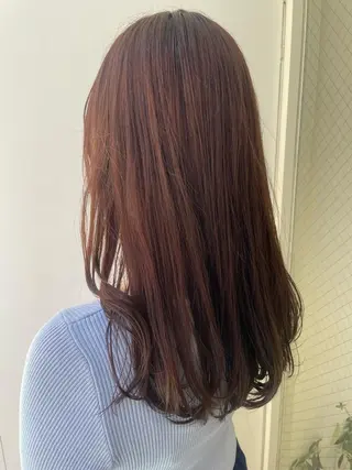 ロング カラー ヘアアレンジ 韓国ヘアメイク🎀/ 縮毛矯正✨山本媛香のヘアスタイル