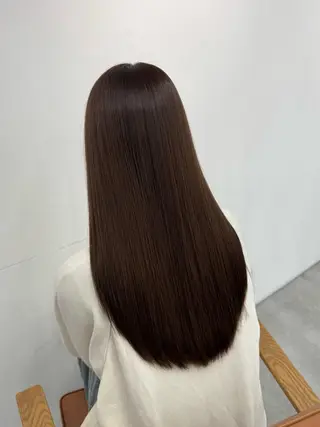 ロング カラー ヘアアレンジ ブリーチなしカラー /ベージュ/安形翔のヘアスタイル