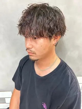 パーマ メンズ メンズ特化/ 舩戸夏稀のヘアスタイル