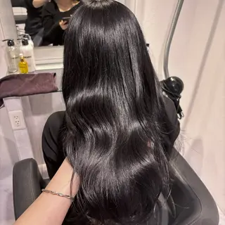 ロング カラー 表参道♡暗髪^ྀི 艶カラー♡アユミのヘアスタイル