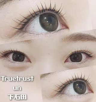 マツエク・マツパ true trust eyelashのマツエク・マツパデザイン