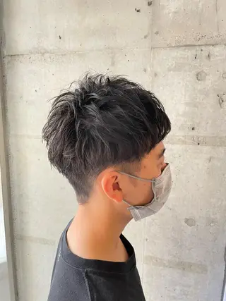 メンズ フリーランスシェアサロンルレイル所属・心斎橋/メンズ /ルレイル/地形真希のヘアスタイル