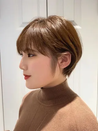 ショート 髪質改善レイヤー/ ボブたんの翔太のヘアスタイル