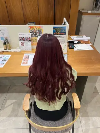 ロング カラー 坂口 友莉香のヘアスタイル