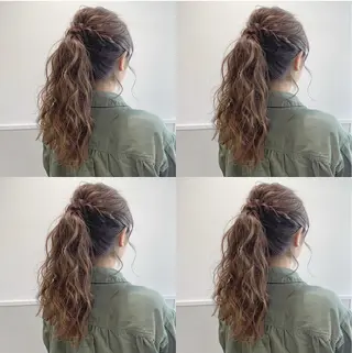 ロング ヘアアレンジ 髪質改善period.所属・いしかわまい🎀 髪質改善特価サロンのヘアスタイル