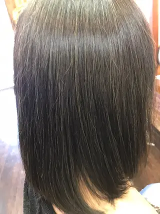 ミディアム 桧山 真のヘアスタイル