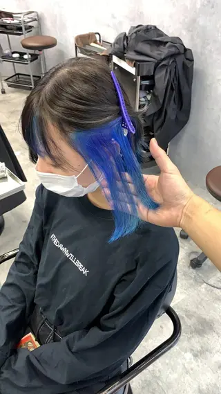 ショート L STUDIO心斎橋店所属・派手髪支持率No1 Eisukeのヘアスタイル