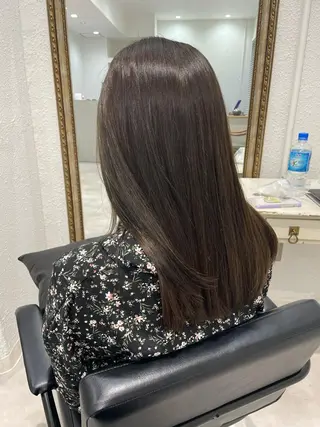 ロング カラー chill所属・福冨 まゆのヘアスタイル