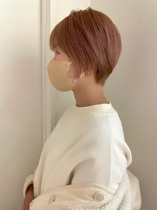 ショート カラー 江上拓郎/ショート /酸性ストレートのヘアスタイル