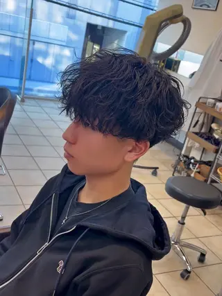 ショート パーマ メンズ 👑大宮メンズパーマ No.1Mizukiのヘアスタイル