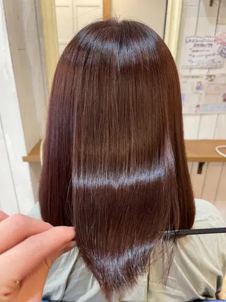 ミディアム 髪質改善/縮毛矯正/ 廣瀬のヘアスタイル