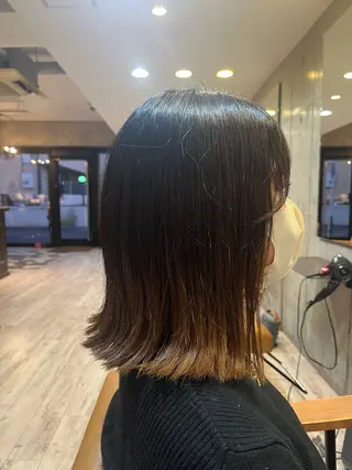 ミディアム 加藤 涼来のヘアスタイル