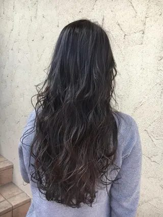 ロング カラー 地毛風ストレート ⚡️下ノ村柊斗⚡️のヘアスタイル