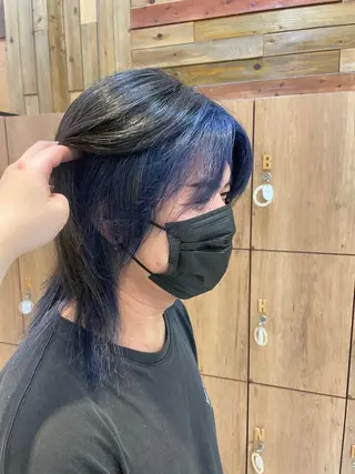 ミディアム メンズ メンズパーマ/ウルフ /似合わせカット滉一のヘアスタイル