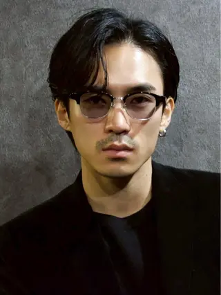 ショート メンズ メンズパーマ/難波/ 心斎橋　室園亮佑のヘアスタイル