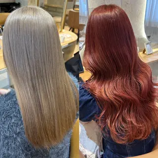 ロング カラー レイヤー/ブリなしW 美玖のヘアスタイル