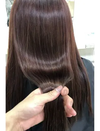 ロング カラー ✨️ツヤ髪✨️ 💫髪質改善💫間宮のヘアスタイル