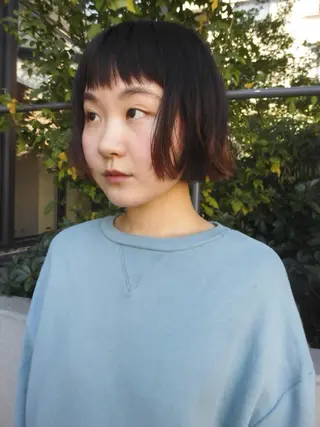 ショート miumiu/恵比寿 カットモデル募集のヘアスタイル