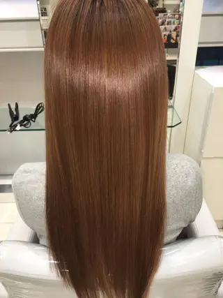 ロング パーマ 縮毛矯正/髪質改善 /ブリーチ/東陽町✨のヘアスタイル