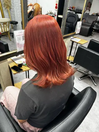 ミディアム 笹江 瑞穂のヘアスタイル