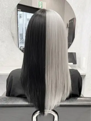 セミロング 🦋ハイトーン🦋 石山 希理🦋のヘアスタイル