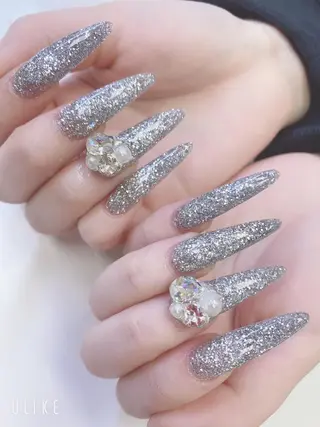 ロング JNA認定講師🌸 RIEのネイルデザイン