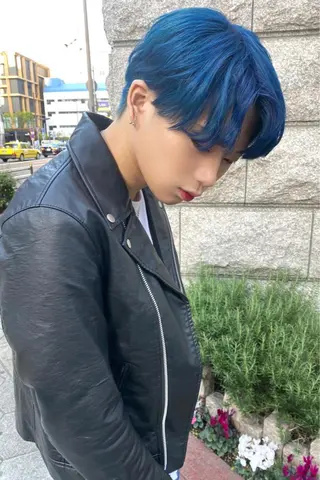 ショート カラー メンズ メンズスタイリスト 前田雄輝のヘアスタイル