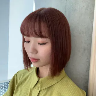 ミディアム カラー サソウ ユリエ🥥のヘアスタイル