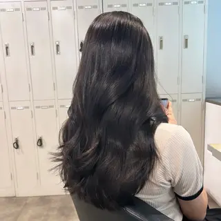 セミロング IS所属・横浜美容室/透明感 カラー/レイヤーのヘアスタイル