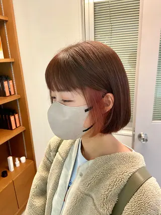 ショート 牧田 彩香のヘアスタイル